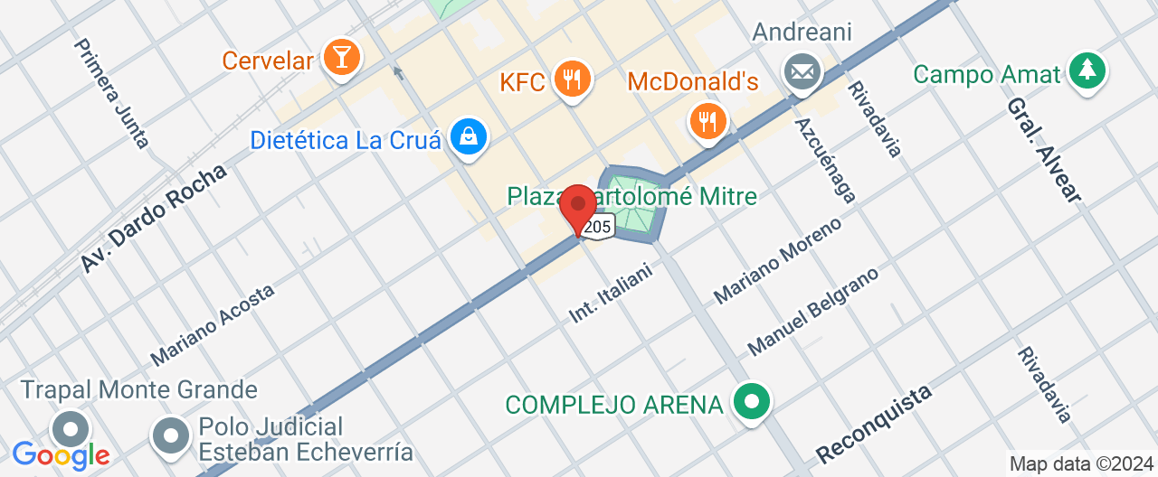 Mapa de la ubicación