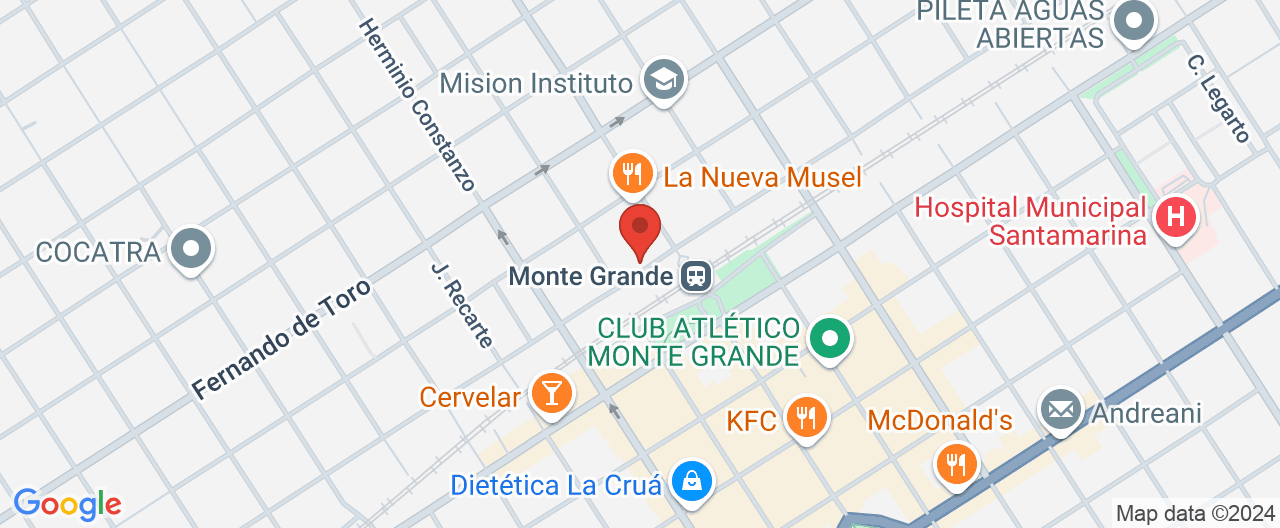 Mapa de la ubicación