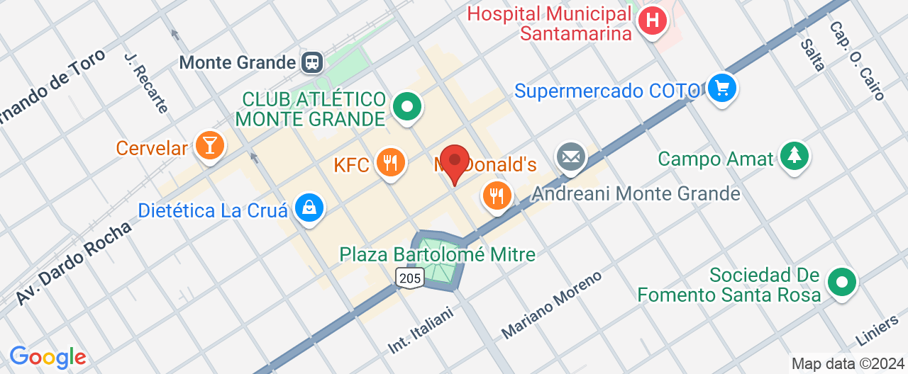 Mapa de la ubicación
