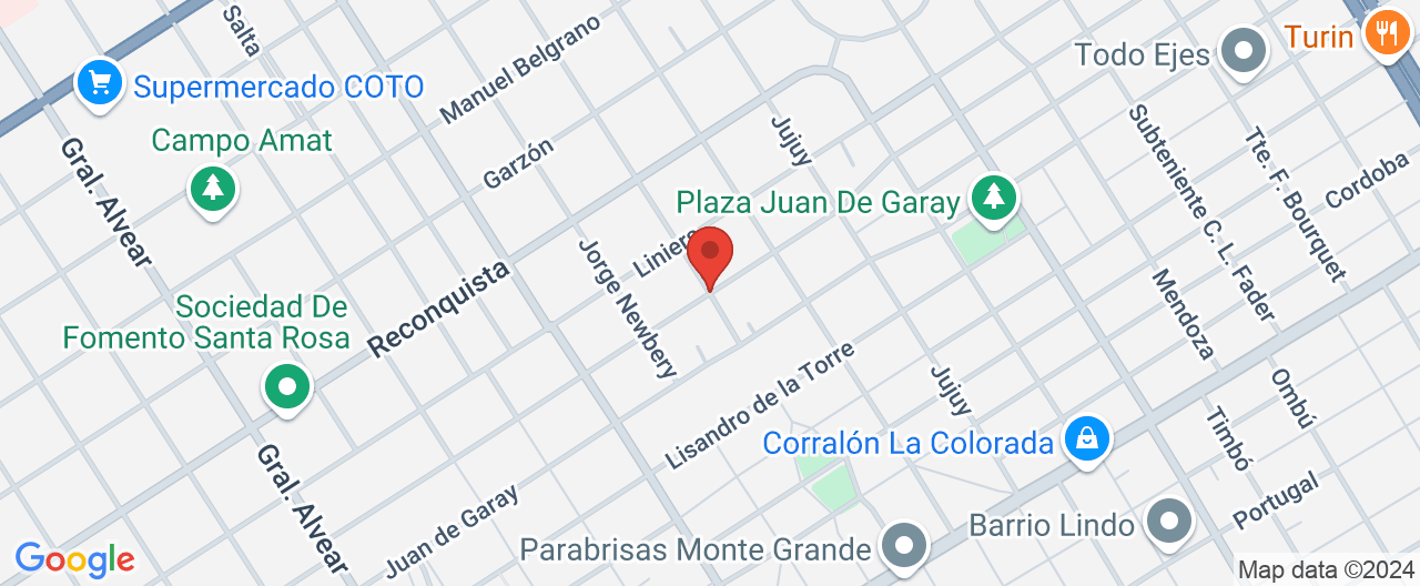 Mapa de la ubicación