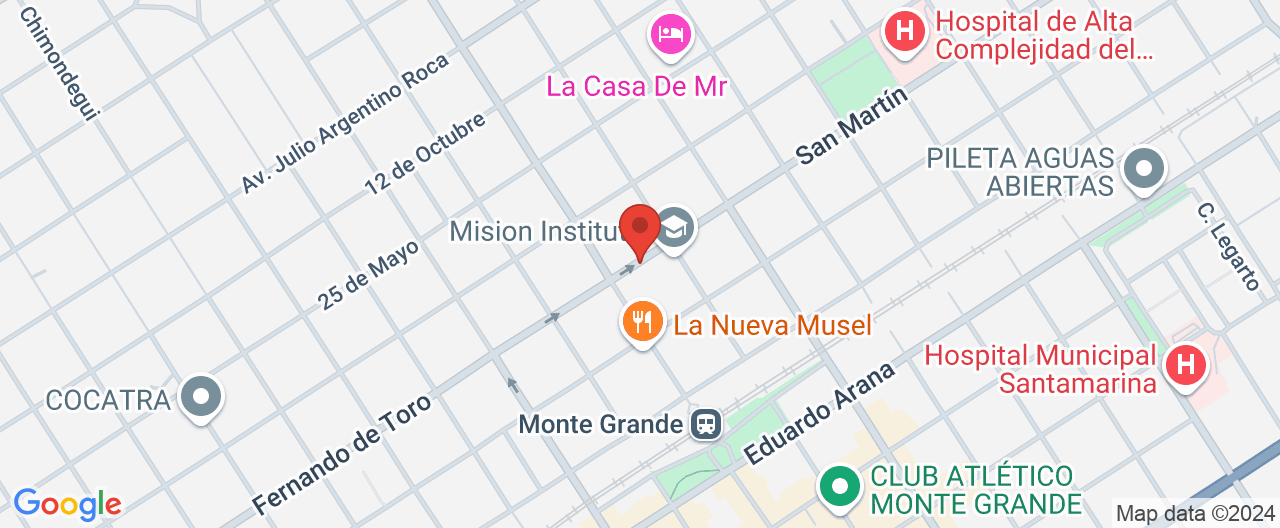 Mapa de la ubicación