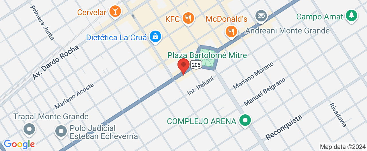 Mapa de la ubicación