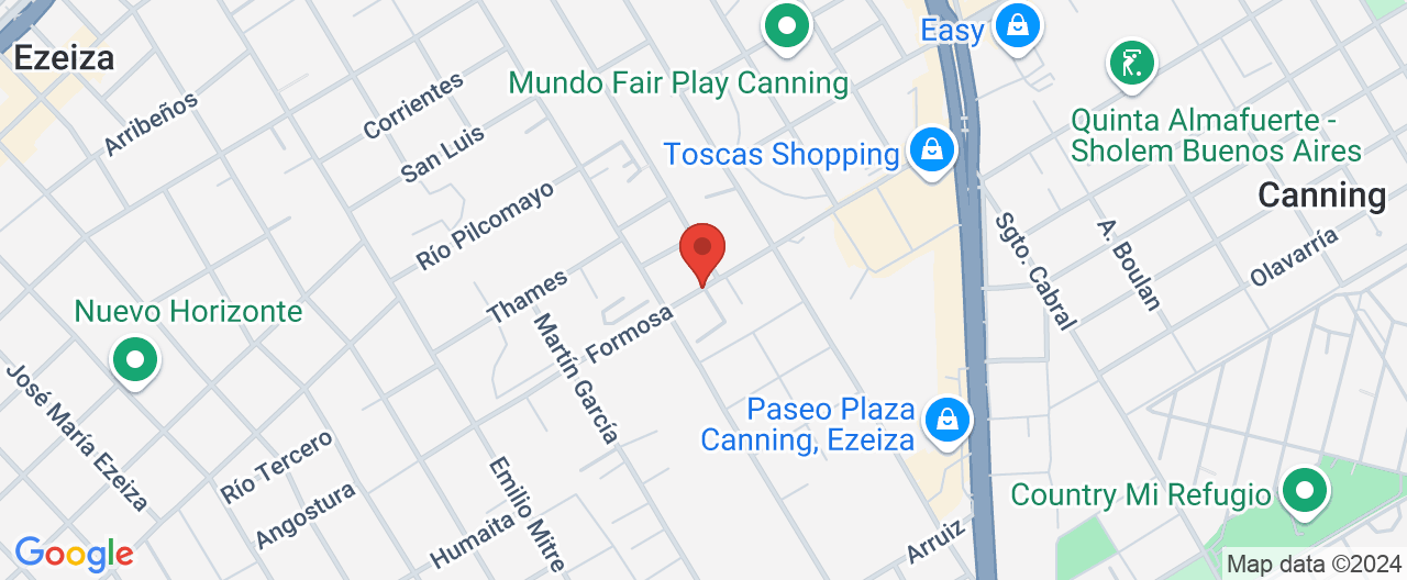 Mapa de la ubicación