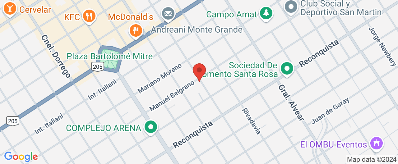 Mapa de la ubicación