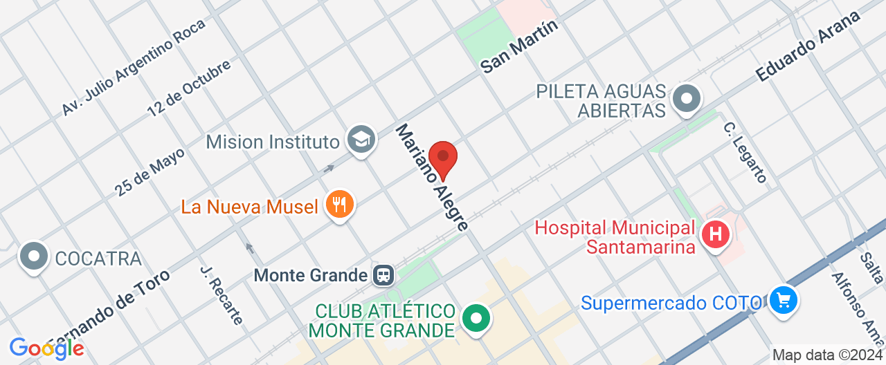 Mapa de la ubicación