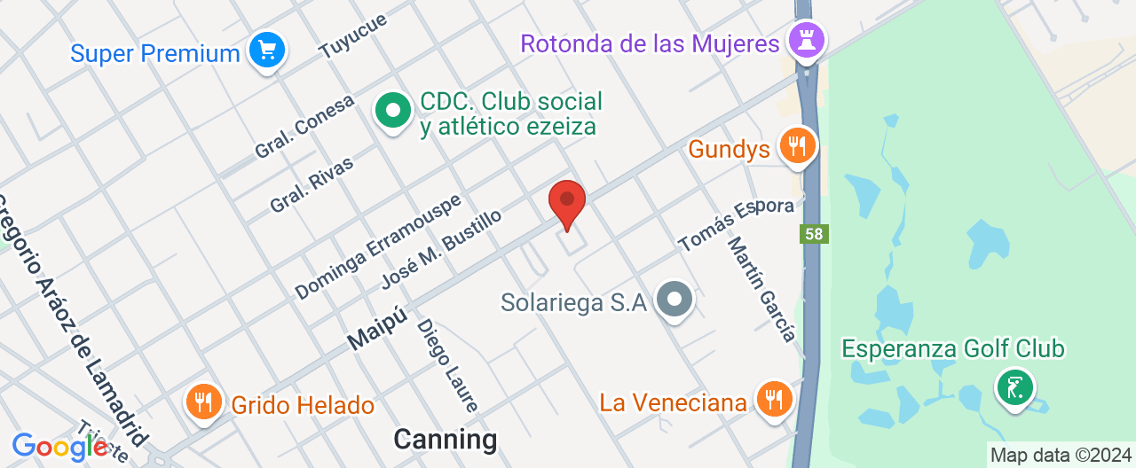 Mapa de la ubicación