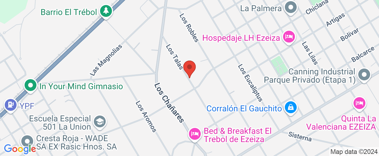 Mapa de la ubicación