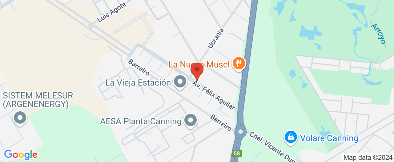 Mapa de la ubicación