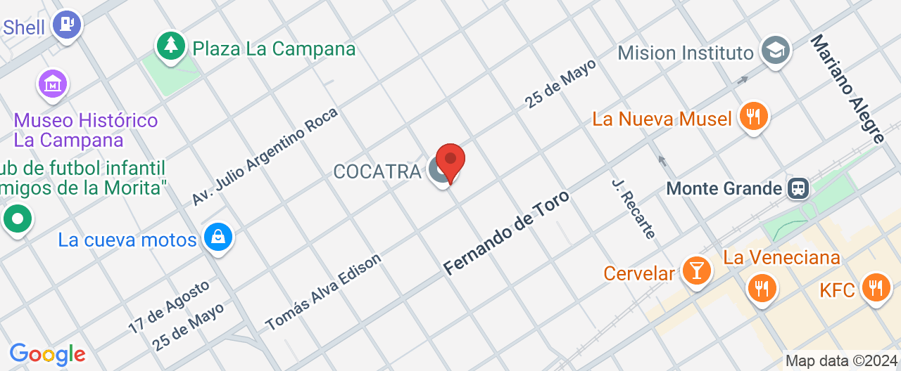Mapa de la ubicación