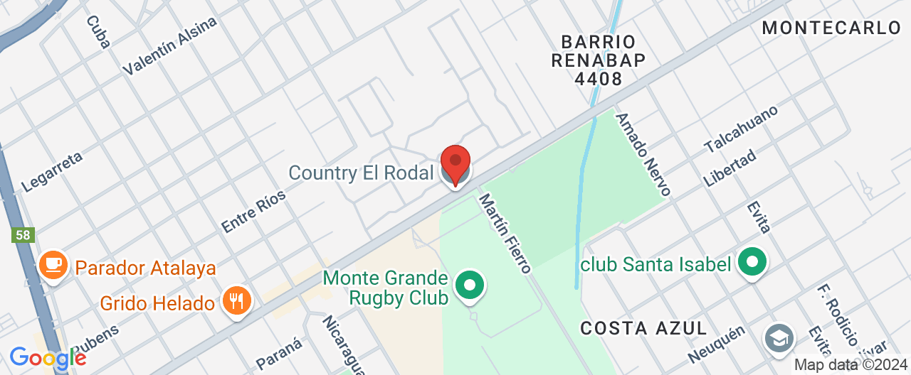 Mapa de la ubicación