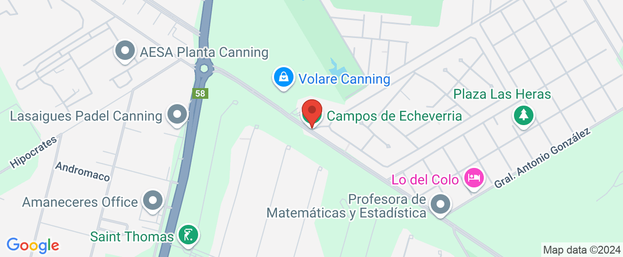 Mapa de la ubicación