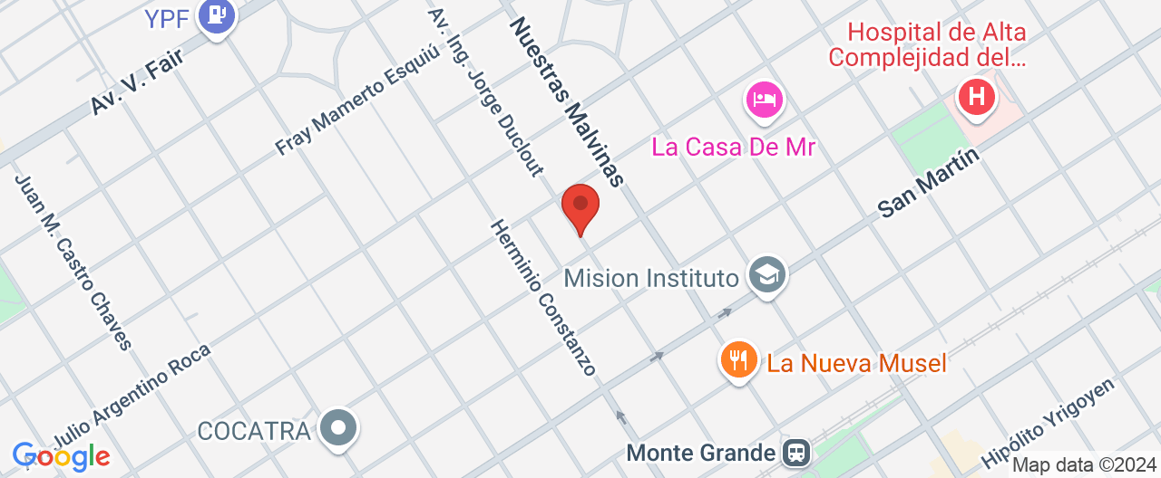 Mapa de la ubicación