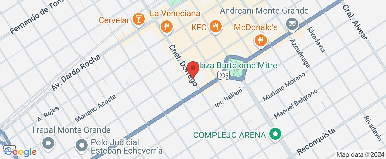 Mapa de la ubicación