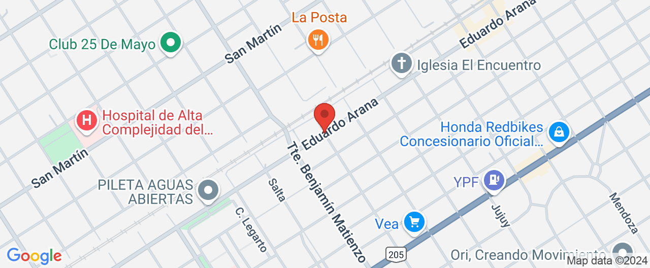 Mapa de la ubicación