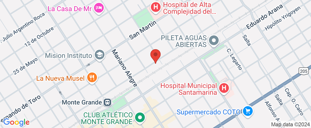 Mapa de la ubicación