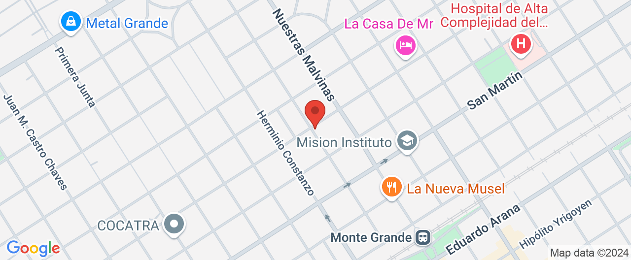 Mapa de la ubicación