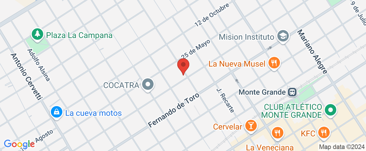 Mapa de la ubicación