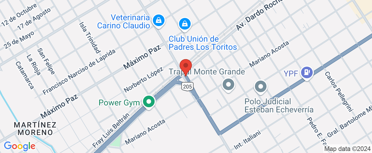 Mapa de la ubicación