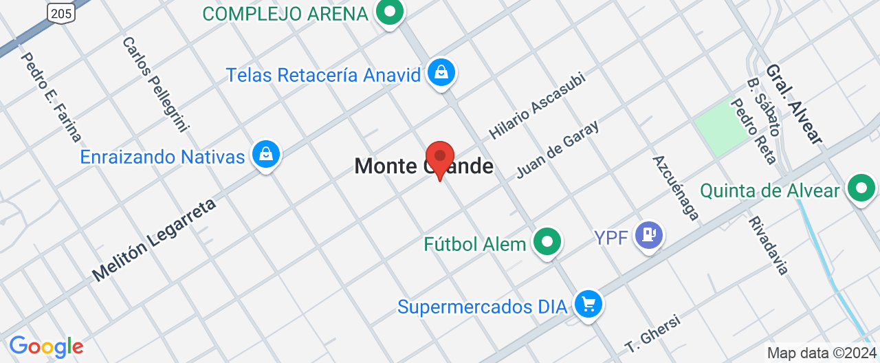 Mapa de la ubicación