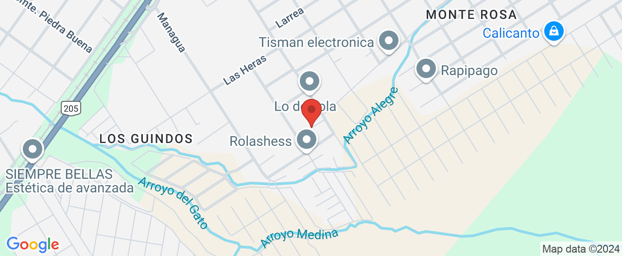 Mapa de la ubicación
