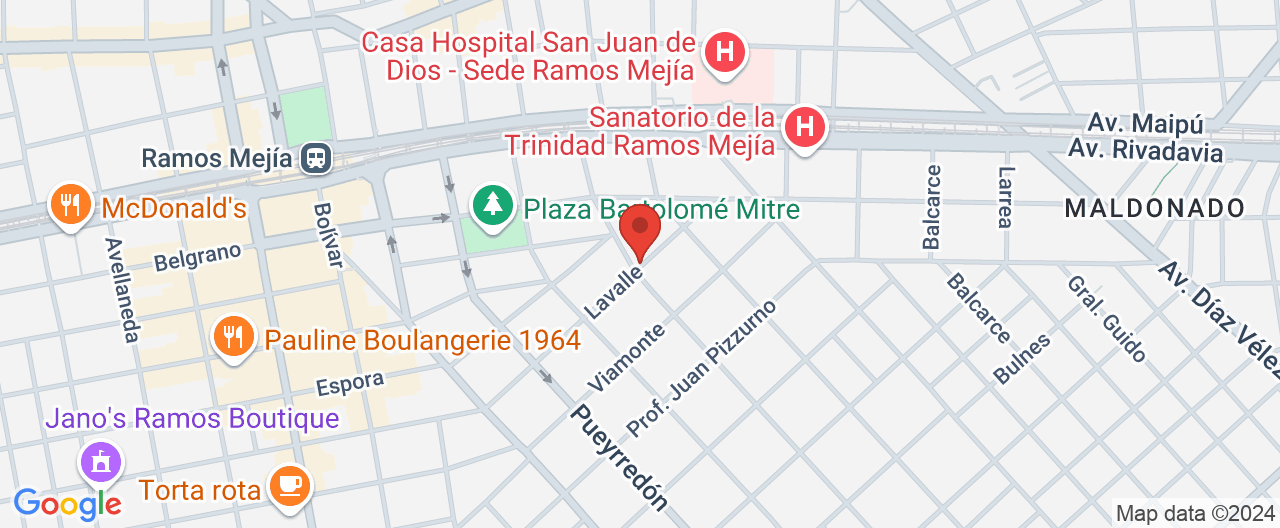 Mapa de la ubicación