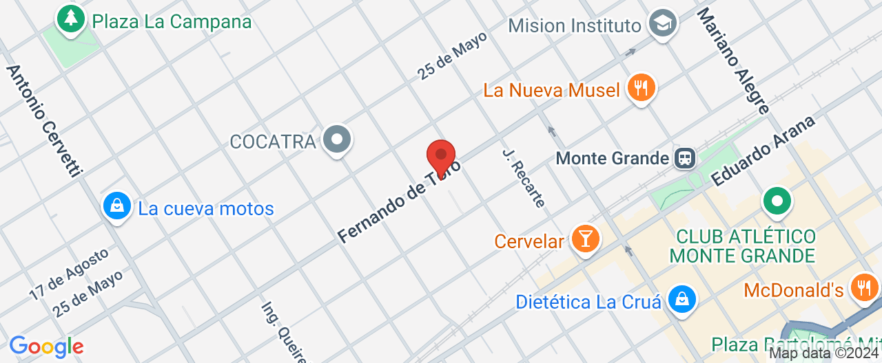 Mapa de la ubicación
