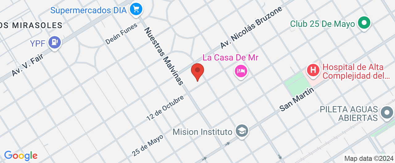 Mapa de la ubicación