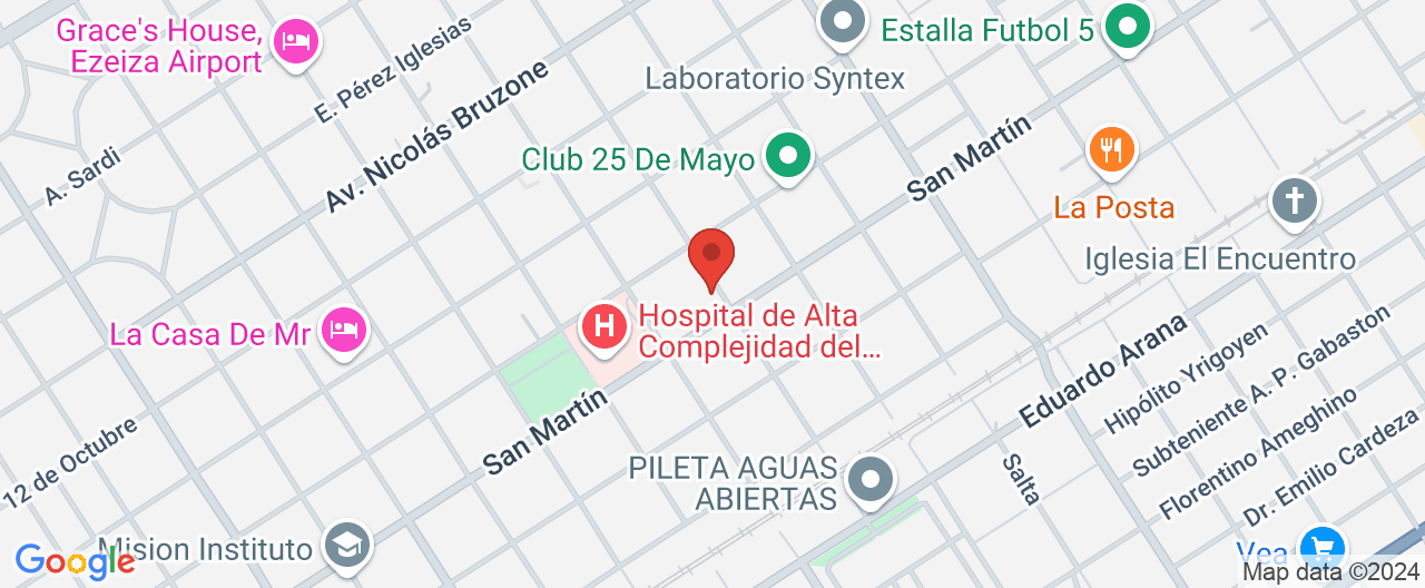 Mapa de la ubicación