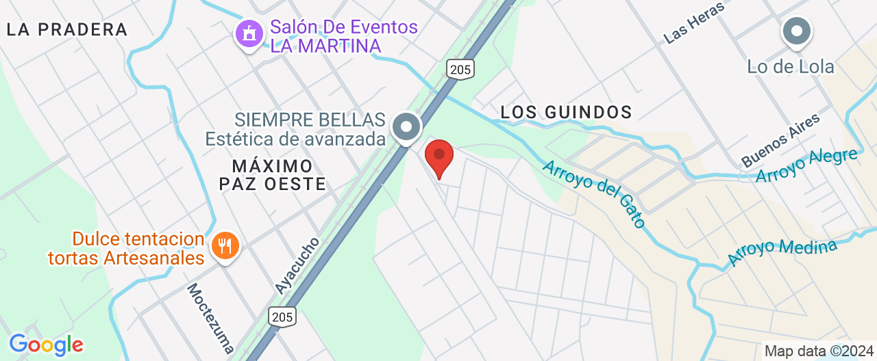 Mapa de la ubicación