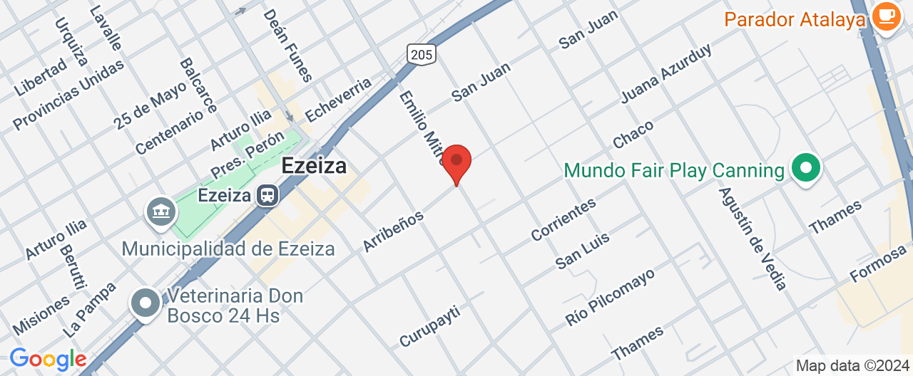 Mapa de la ubicación