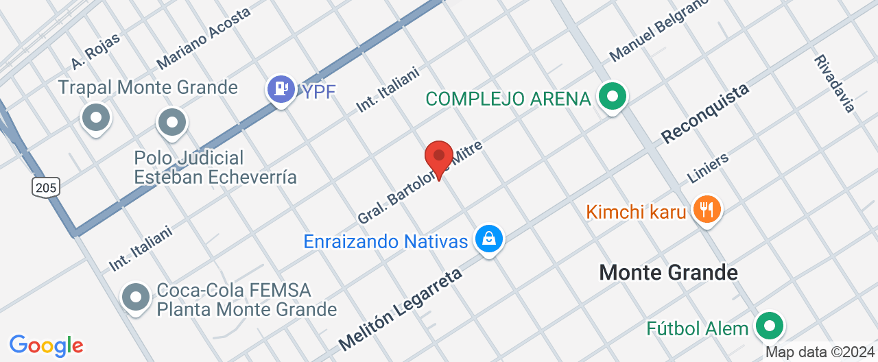 Mapa de la ubicación