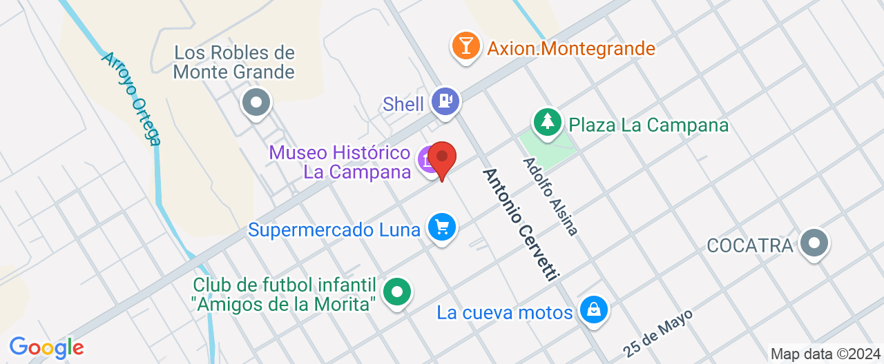 Mapa de la ubicación