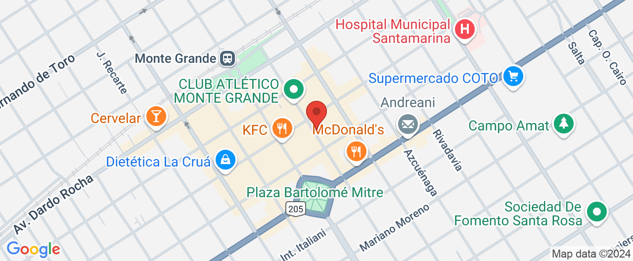Mapa de la ubicación