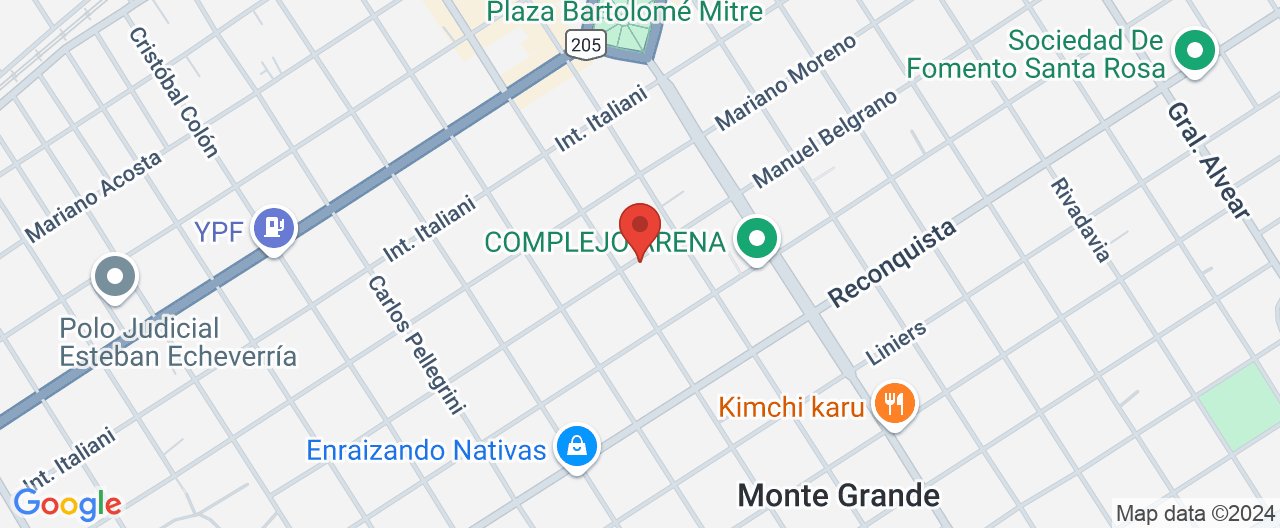 Mapa de la ubicación