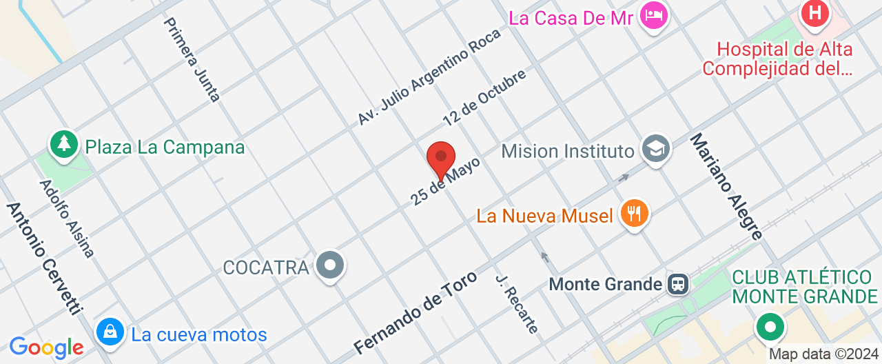 Mapa de la ubicación