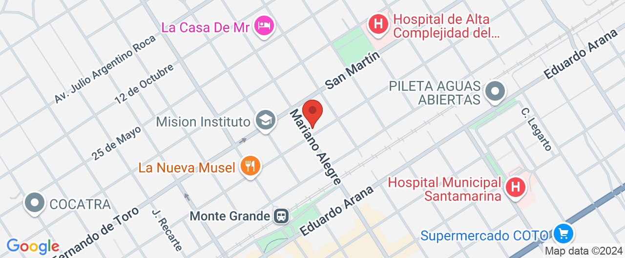 Mapa de la ubicación