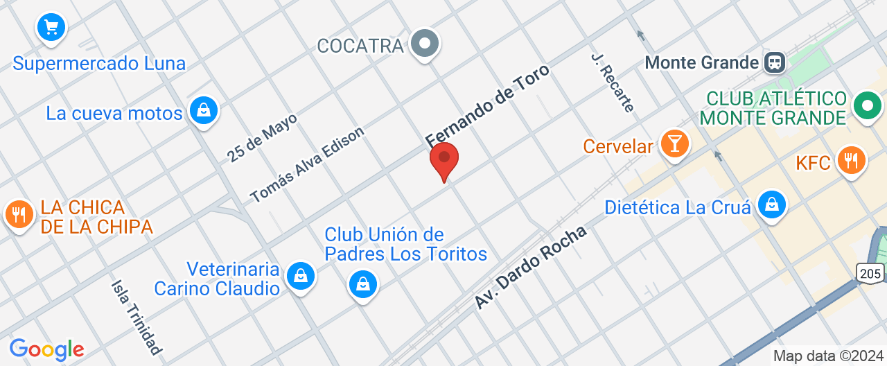 Mapa de la ubicación