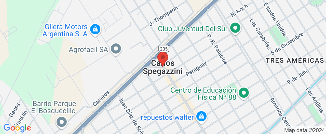 Mapa de la ubicación