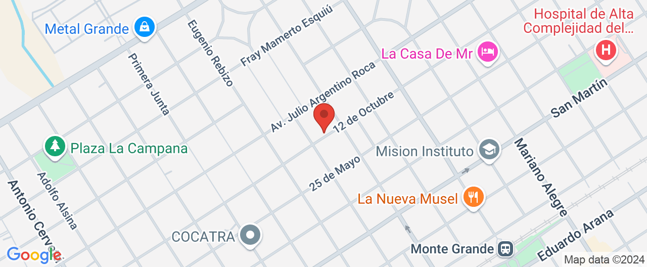 Mapa de la ubicación