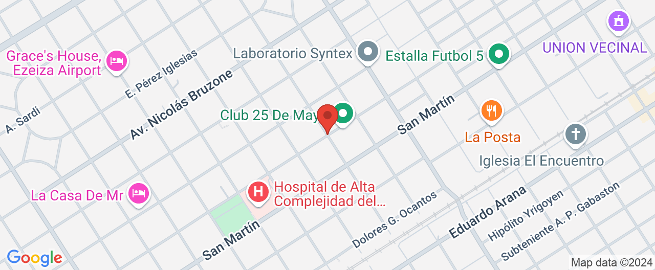 Mapa de la ubicación