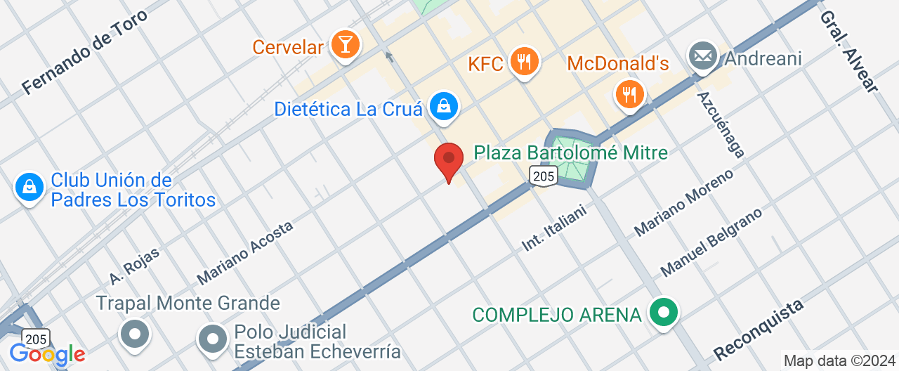 Mapa de la ubicación