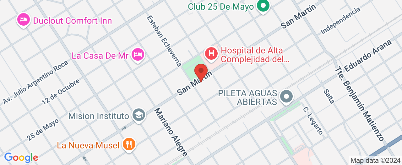 Mapa de la ubicación