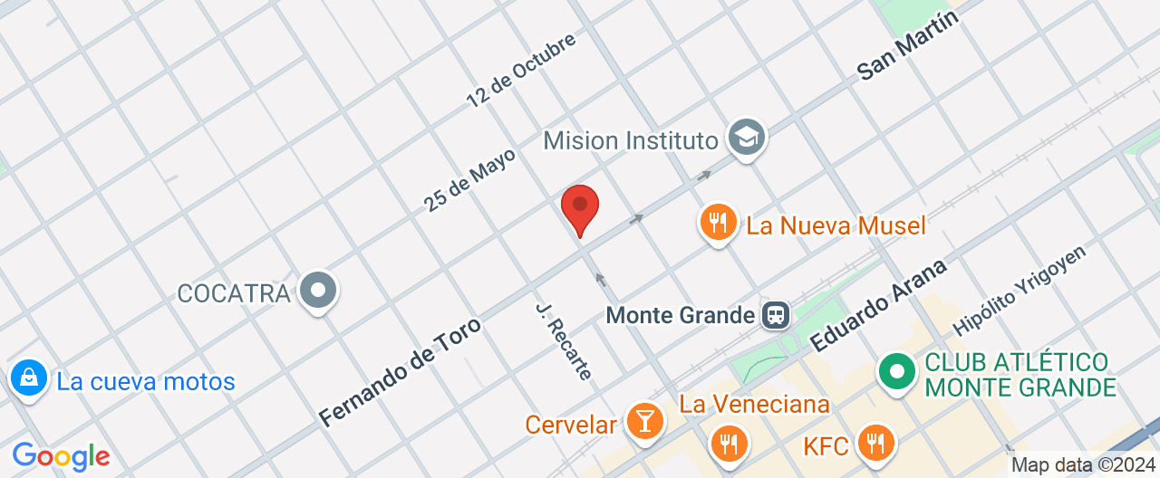 Mapa de la ubicación