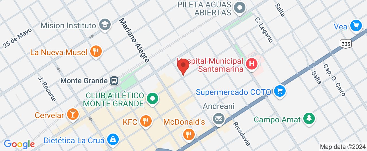 Mapa de la ubicación