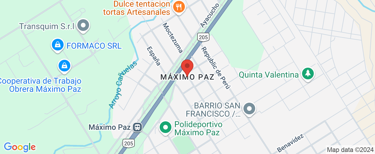 Mapa de la ubicación