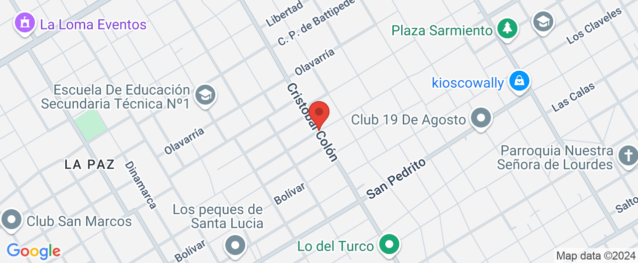 Mapa de la ubicación