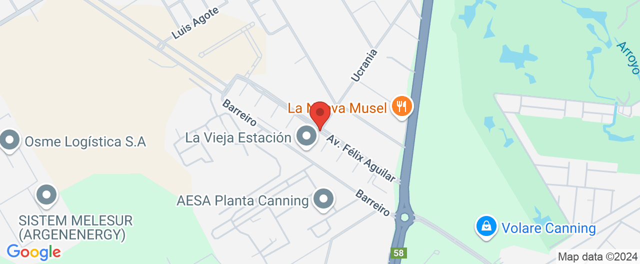 Mapa de la ubicación