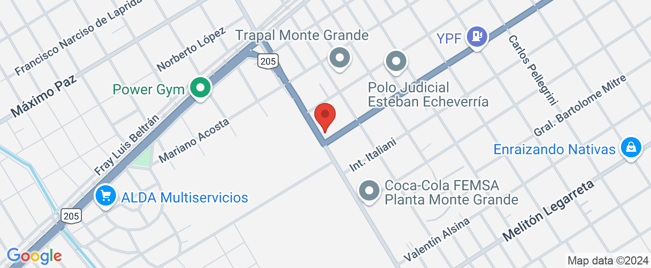 Mapa de la ubicación