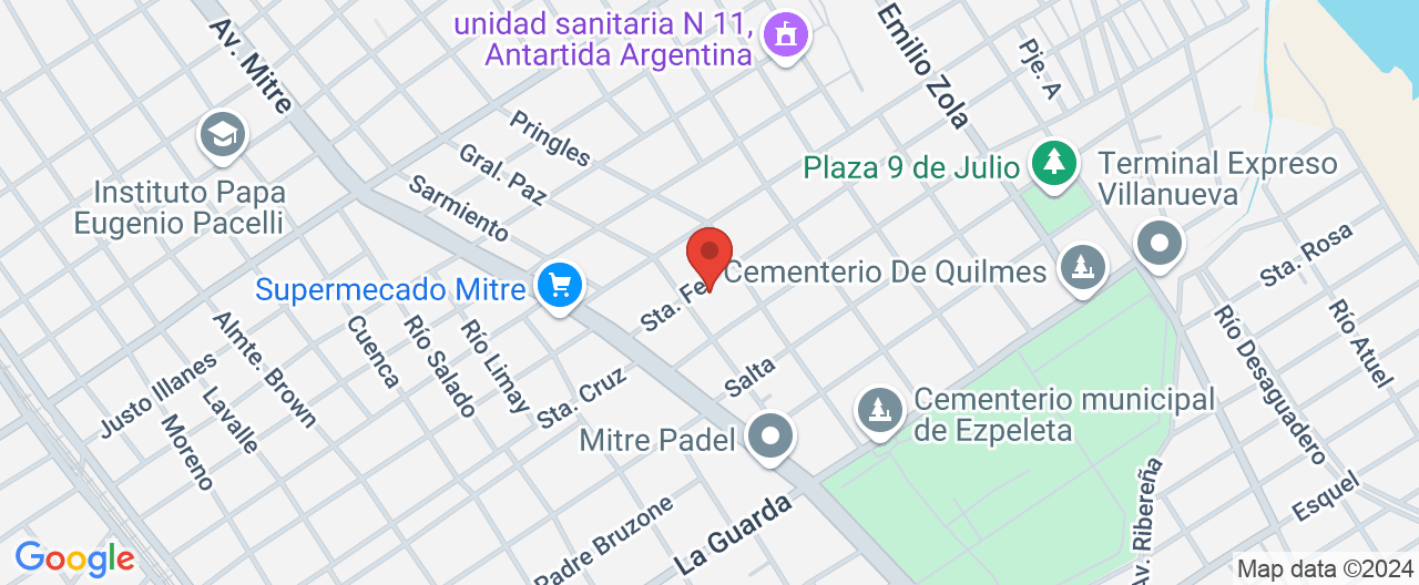 Mapa de la ubicación