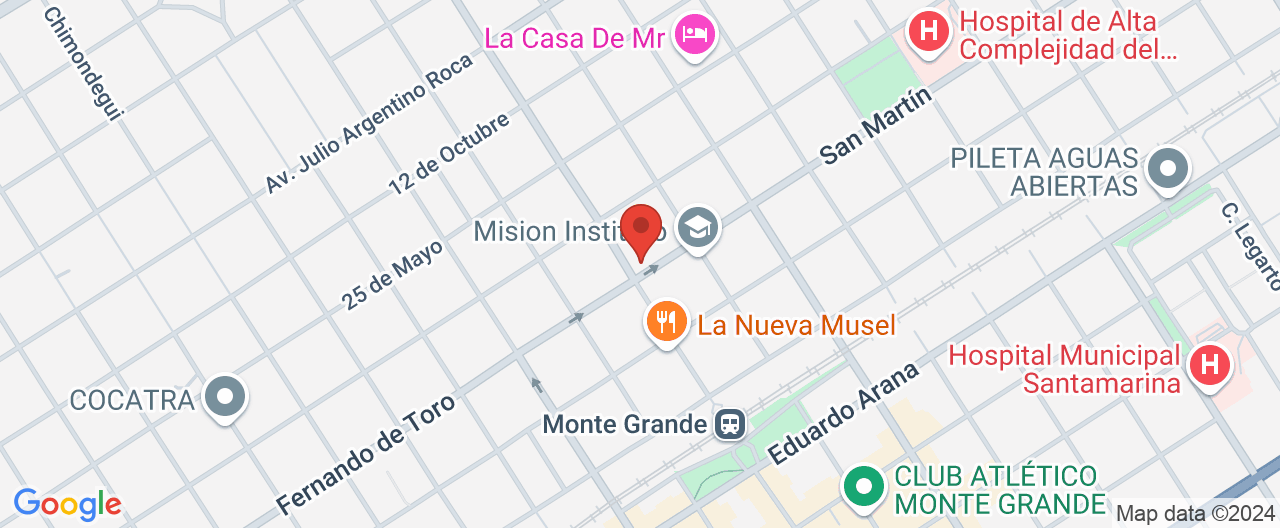 Mapa de la ubicación